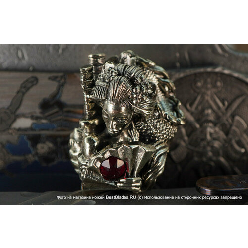 Бусина Rusband Гейша (нейзильбер)