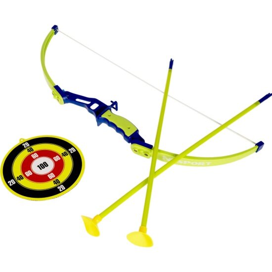 Игровой набор Bondibon Воndibon ВВ5482 Лук олимпик с 3 стрелами на присосках и мишенью