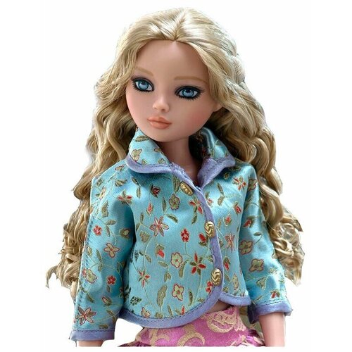 Tonner Ennui Blue Satin Jacket (Печальный голубой жакет из атласа для кукол Элловайн от Тоннер)