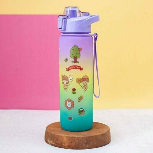 фото Бутылочка для воды, оригинальная бутылка для спорта, бутылка 800 мл, бутылочка с фильтром нет бренда