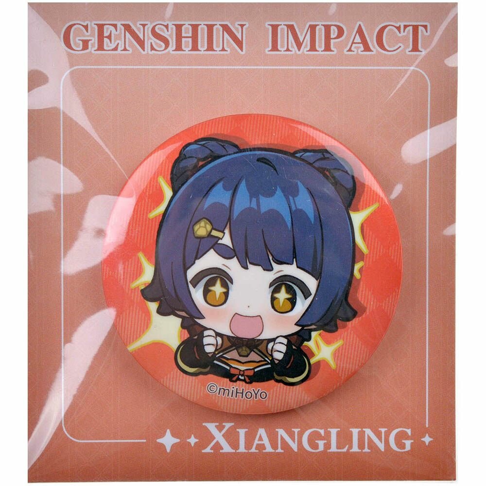 Значок Chibi Expressions Character Can Badge Xiangling ЭМСИ - фото №2