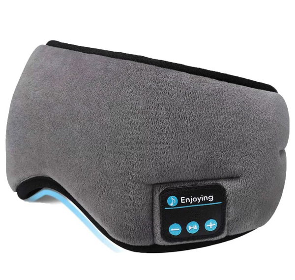 Беспроводные наушники для сна с микрофоном, Маска для глаз, Bluetooth повязка на голову, HORO - Wireless Music Goggles "HR-01"