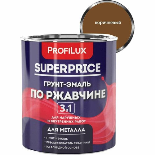 фото Грунт-эмаль по ржавчине profilux superprice мп00-000545
