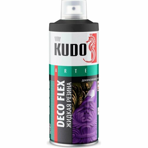 жидкая резина краска для декоративных работ kudo deco flex серебро ku 5335 520 мл Краска для декоративных работ KUDO DECO FLEX