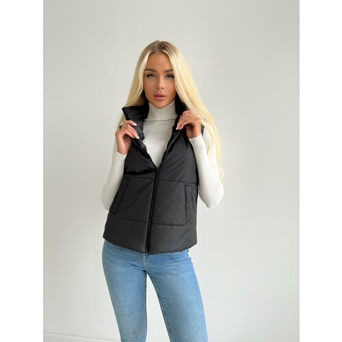 фото Жилет федор сумкин, размер 44, черный