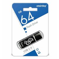 USB накопитель SMARTBUY 64Gb Black 2.0 (SB64GBGS-K)