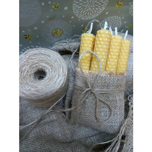 Набор свечей, натуральная вощина, 8 шт