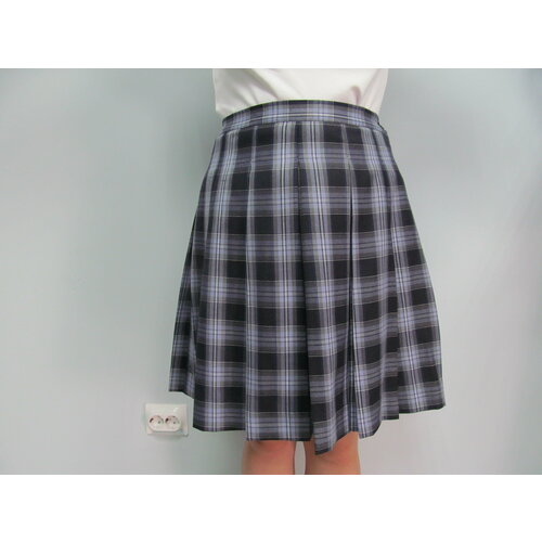 фото Школьная юбка классики, размер 46, мультиколор