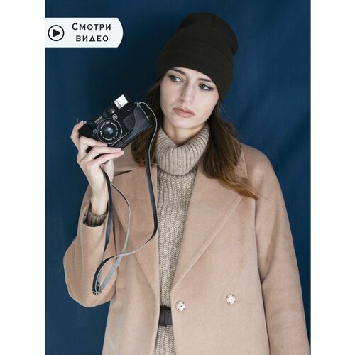 фото Шапка бини , размер 56/58, хаки dari&vadi