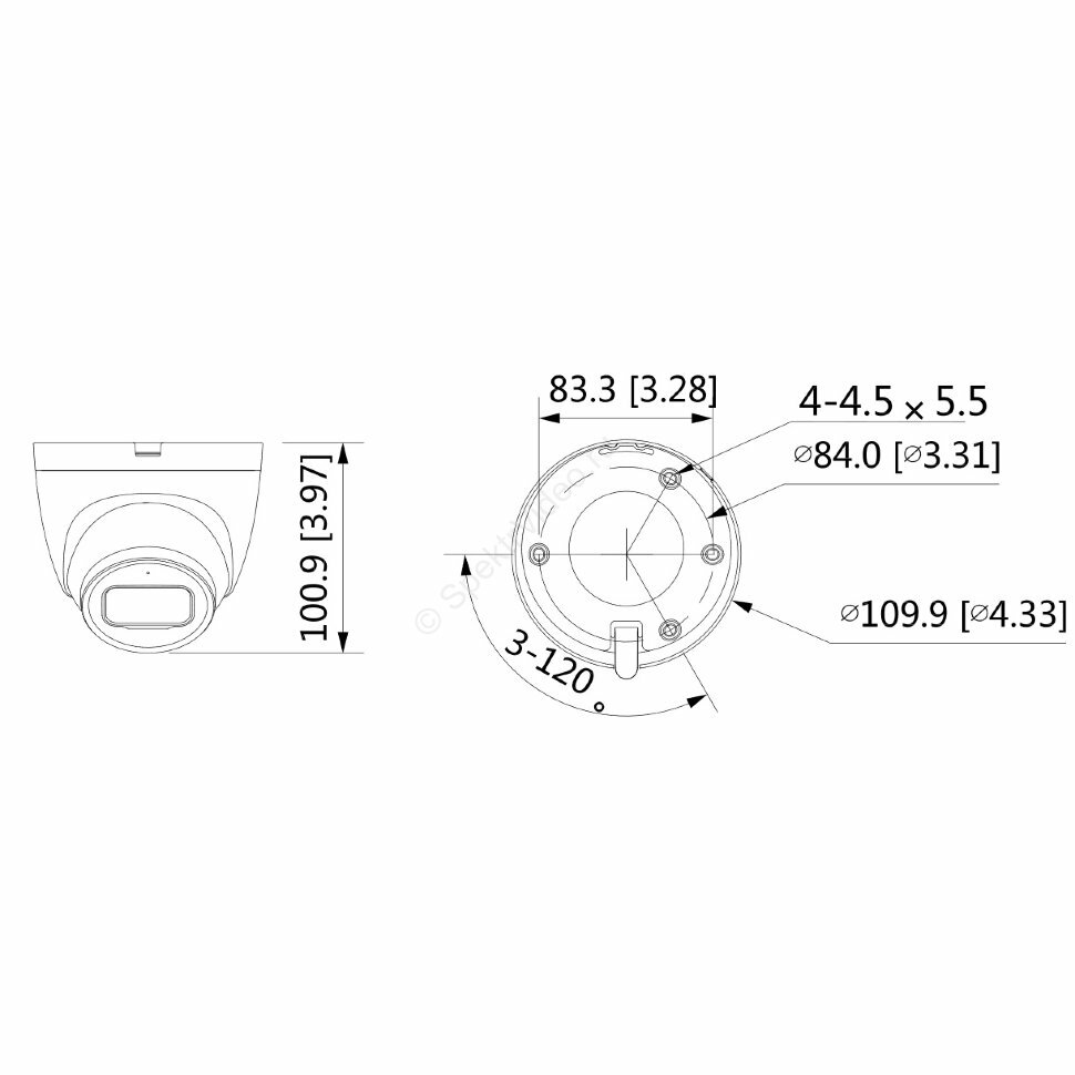 IP камера Dahua DH-IPC-HDW2431TP-AS-0280B