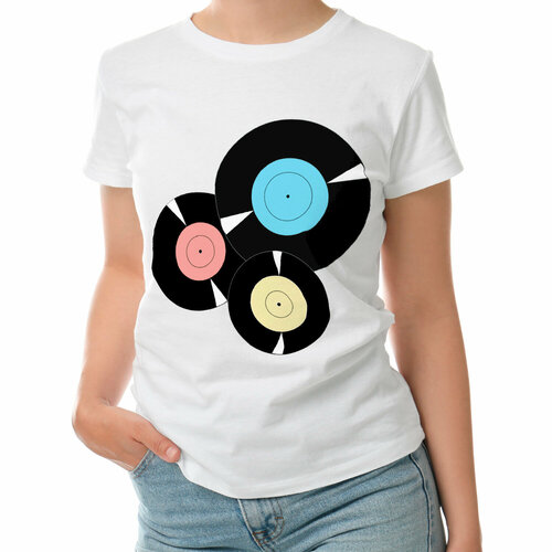 фото Футболка roly, размер s, белый