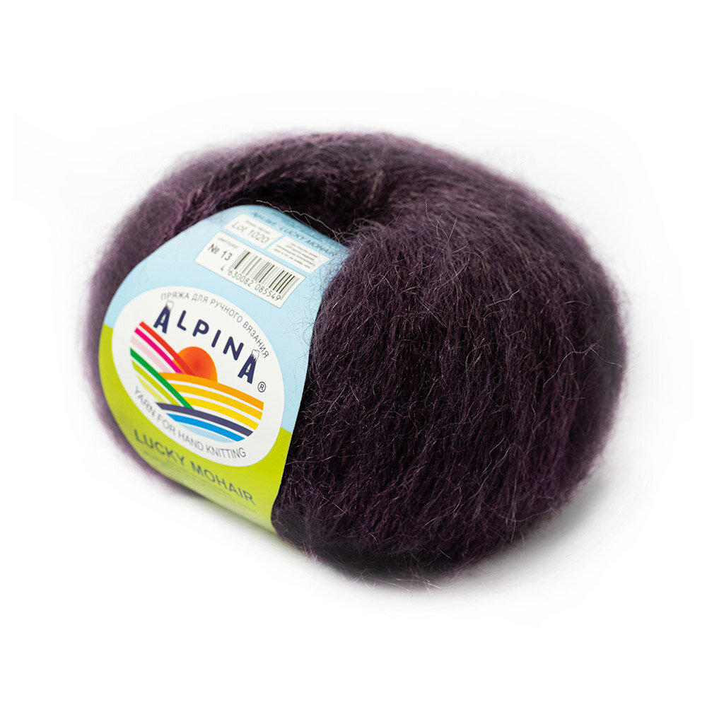 фото Пряжа ALPINA "LUCKY MOHAIR" 60% кид мохер, 40% акрил 10 шт. х50г 150м