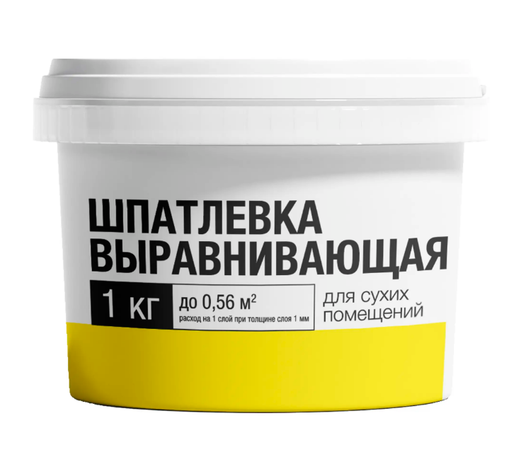 фото Шпаклёвка выравнивающая для сухих помещений полимерная 1 кг