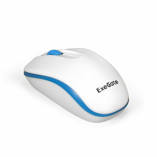 Беспроводная мышь ExeGate Professional Standard SR-9055W радиоканал 24 ГГц USB оптическая 1200dpi 3 кнопки и колесо прокрутки белая Color Box EX295308RUS 38400₽