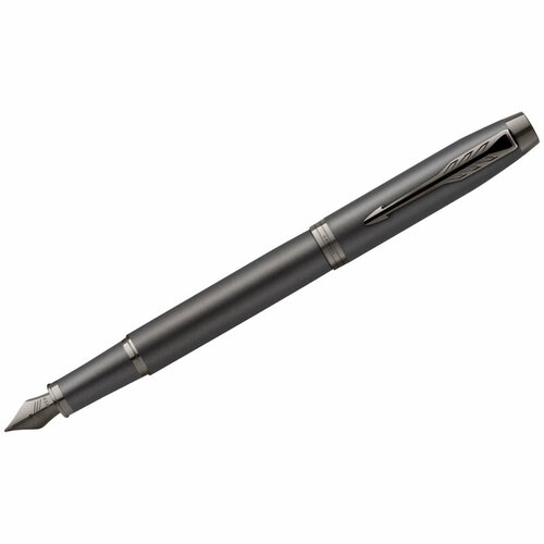 ручка перьевая parker im professionals monochrome titanium синяя 1 0мм подарочная упаковка Ручка перьевая Parker IM Professionals Monochrome Titanium синяя, 0,8мм, подарочная упаковка