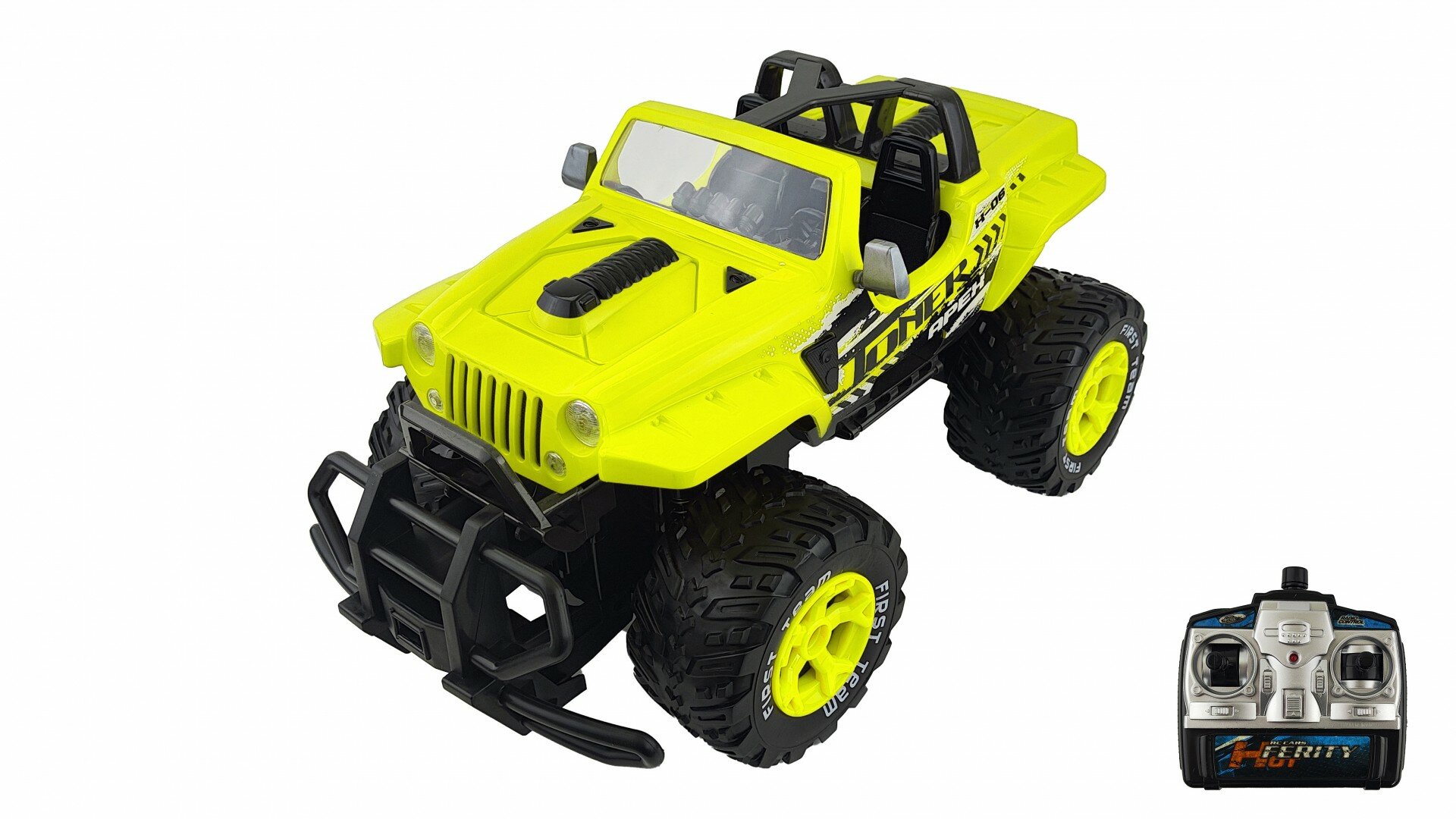 Радиоуправляемый Внедорожник Jeep Wrangler Hurricane - w3808-yellow