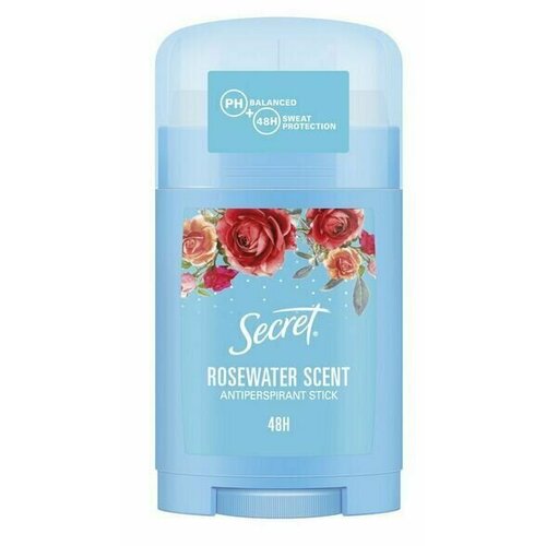 Secret Дезодорант женский Rosewater scent, 40 мл secret rosewater scent розовая вода дезодорант антиперспирант кремовый 40 гр 2 штуки