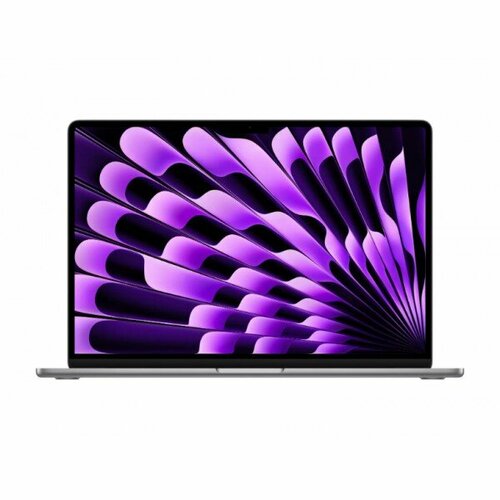 APPLE MacBook Air 15 (2023) (Русская / Английская раскладка клавиатуры) Space Grey MQKP3 (Apple M2 8-core/8192Mb/256Gb/No ODD/M2 10-core/Wi-Fi/Bluetoo