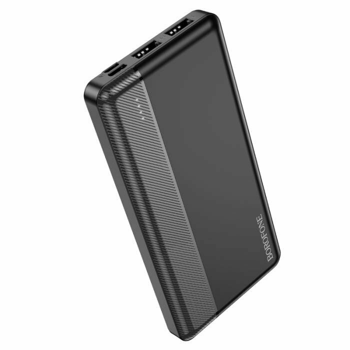 Внешний аккумулятор BOROFONE BJ24 Freeway Power bank, 2.1А (10000mAh), черный