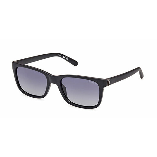 фото Солнцезащитные очки guess gus 00066 02d, круглые, оправа: пластик, для мужчин, черный