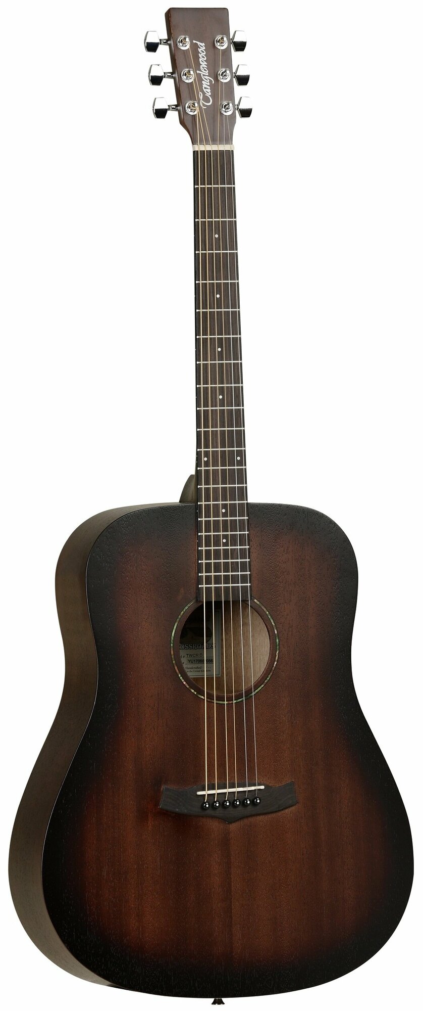 TANGLEWOOD TWCR D акустическая гитара, тип корпуса Dreadnought, корпус из махагони, отделка Whiskey Barrel Satin