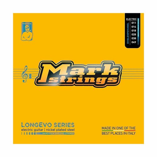 Markbass Longevo Series DV6LENP01149EL струны для электрогитары, 11-49, никель, с защитным покрытием струны для электрогитары snarling dogs 011 049