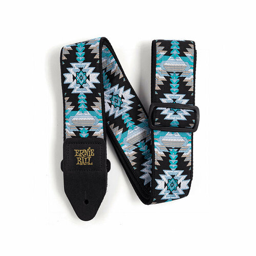 Гитарный ремень Ernie Ball 4609 Albuquerque Blue Jacquard Strap