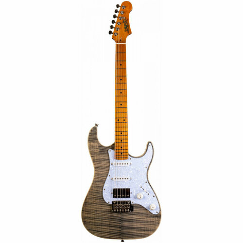 js деревья JET JS-450 TBK - Электрогитара, Stratocaster, черный прозрачный