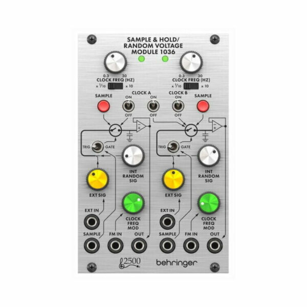 Behringer S&H / Random Voltage 1036 модуль двойного генератора Sample and Hold и случайного напряжения легендарной серии 2500