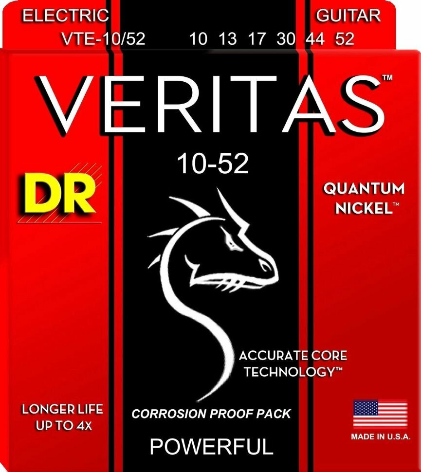 DR VTE-10/52 VERITAS Струны для электрогитары