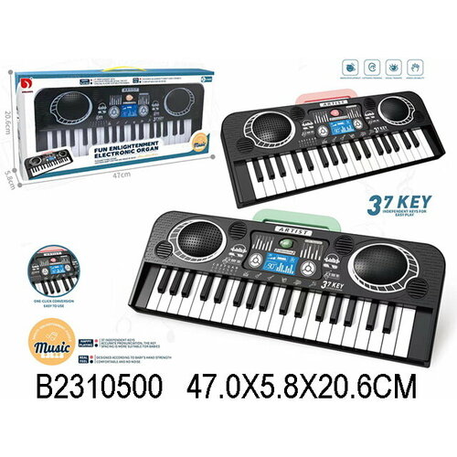 китайская игрушка1 синтезатор 999bhs 37 клавиш в кор Синтезатор детский 37 клавиш NO MARK 2310500