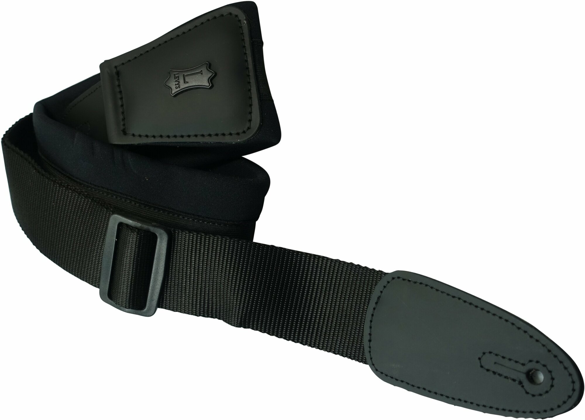 Ремень для гитары, полипропилен, черный, Levy's PM48NP3-BLK Textures Series