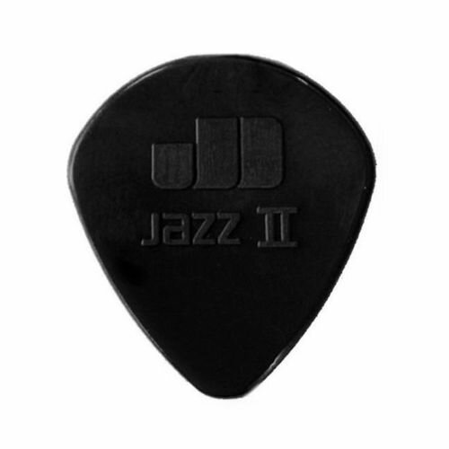 Медиатор Dunlop 47R2S Jazz II, черный, 1.18 мм, 1 шт.