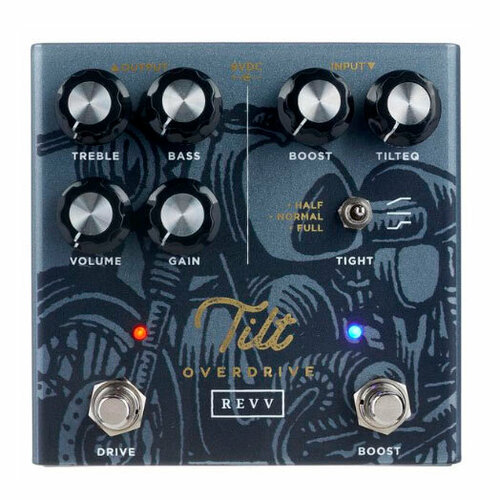 Revv Tilt Overdrive Shawn Tubbs Signature педаль бустер pre eq orange two stroke