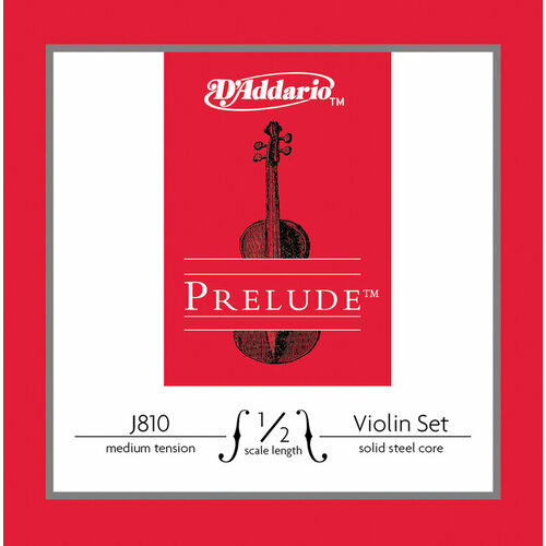 Комплект струн для скрипки D'Addario J810-1/2M струны для скрипки daddario j810 1 2m prelude