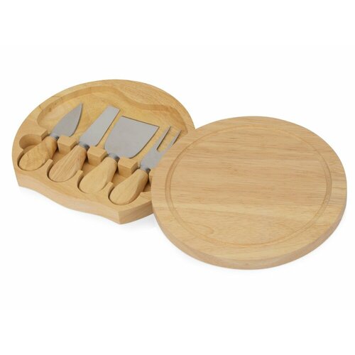 Подарочный набор для сыра в деревянной упаковке «Reggiano» набор для сыра atmosphere esthetique нож вилка доска подставка 28х18см бамбук сталь стекло