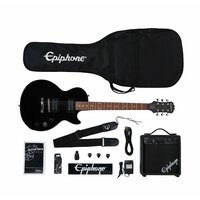 Электрогитары Epiphone Les Paul Electric Guitar Player Pack Ebony