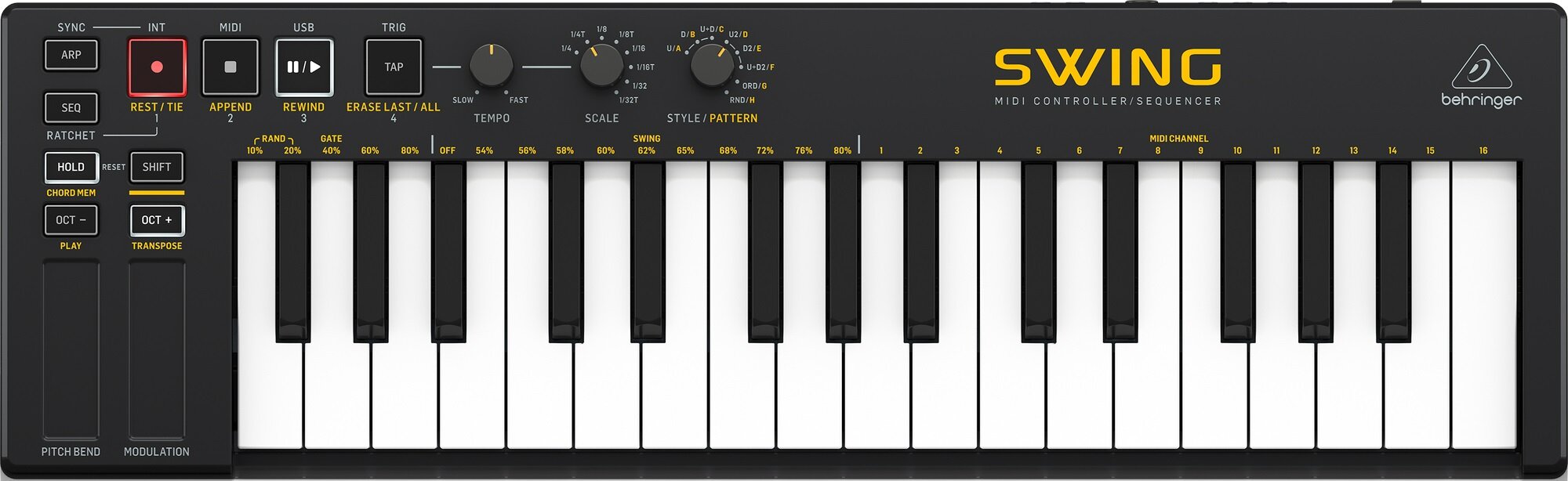 MIDI-клавиатура BEHRINGER SWING