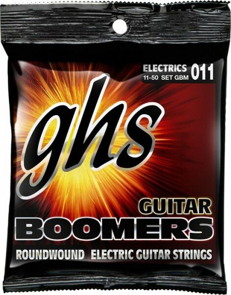 Струны для электрогитары GHS Boomers GBM 11-50