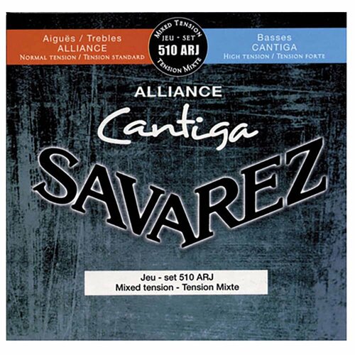 струны для классической гитары savarez alliance cantiga premium 510 arp normal 6 шт Струны для классической гитары Savarez Alliance Cantiga 510 ARJ Mixed (6 шт)