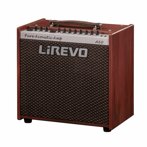 LiRevo A60 Комбоусилитель для акустической гитары 60 Вт, 1Х6,5', твитер 1Х2' гитарный комбо lirevo a60