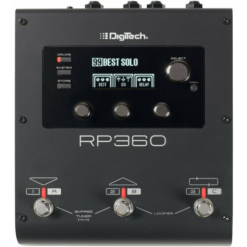 Digitech Rp360 - напольный гитарный процессор эффектов boss gx 100 гитарный процессор эффектов