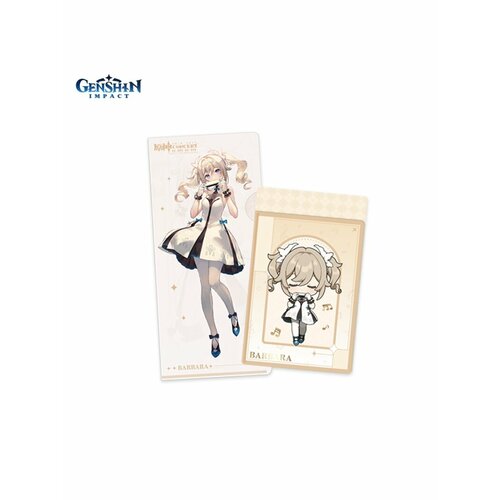 Набор Genshin Impact Геншин Импакт Карточка Конверт Genshin Concert Melodies of an Endless Journey Ticket Holder Barbara 6974696610239 689₽