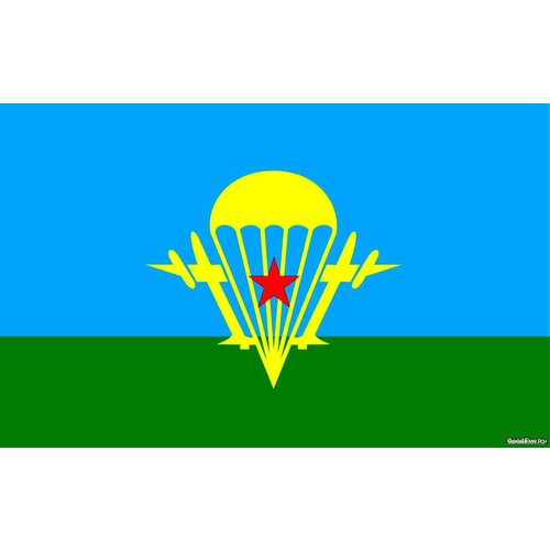 Флаг ВДВ России / Флаг Воздушно- десантных войск размер 90*135 см из качественного полиэфирного шелка
