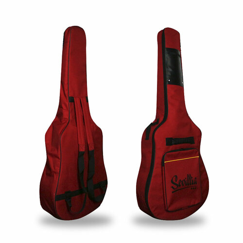Sevillia GB-U41 RD Чехол для акустической гитары 41 цвет красный