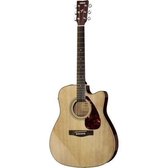 Электро-акустическая гитара Yamaha FX370C, цвет натуральный