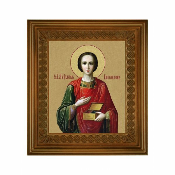 Икона Пантелеймон Целитель (26,5*29,7 см), арт СТ-09080-6