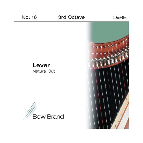 Струна D3 для арфы Bow Brand Lever Natural Gut LS-16D3