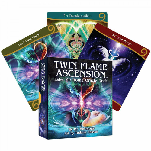 Карты Таро Оракул Вознесение Пламени Близнецов / Twin Flame Ascension Oracle - U.S. Games Systems карты таро оракул когда моя душа прошептала when my soul whispered oracle u s games systems