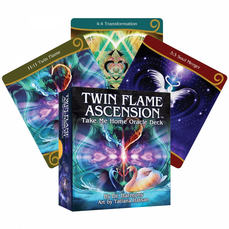 Карты Таро Оракул Вознесение Пламени Близнецов / Twin Flame Ascension Oracle - U.S. Games Systems